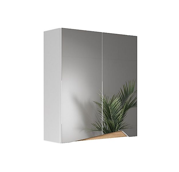 Vicco Badezimmerspiegelschrank Marelle, Weiß/Artisan, 60 x 67 cm mit höhenv günstig online kaufen