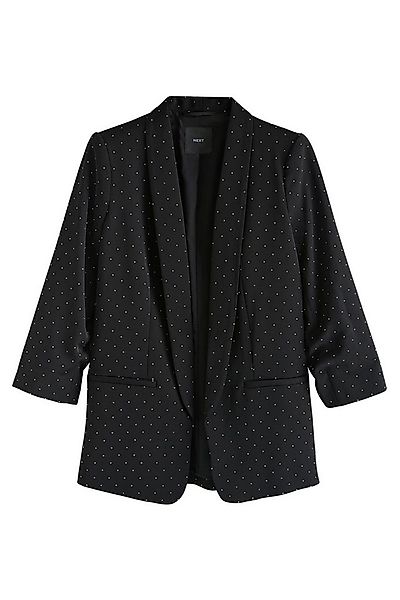 Next Jackenblazer Verzierter Blazer mit gerafften Ärmeln, Kurzgröße (1-tlg) günstig online kaufen