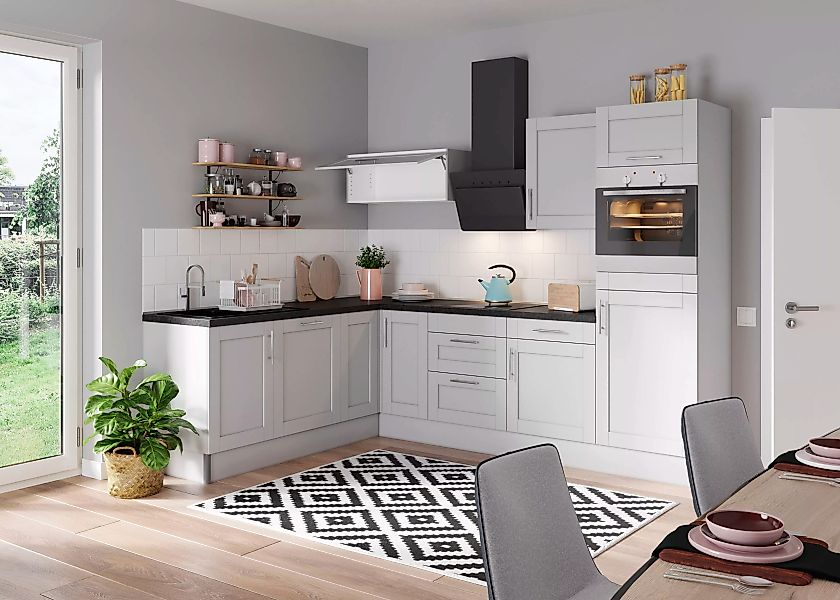 OPTIFIT Küche "Ahus", 200 x 270 cm breit, wahlweise mit E-Geräten, Soft Clo günstig online kaufen