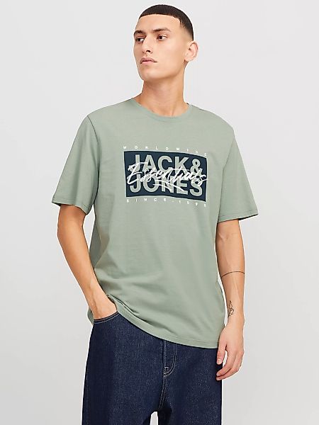 Jack & Jones Print-Shirt "JJCOLTON TEE SS CREW NECK" günstig online kaufen