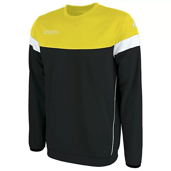 Kappa Lido Sweatshirt S Black / Yellow / White günstig online kaufen