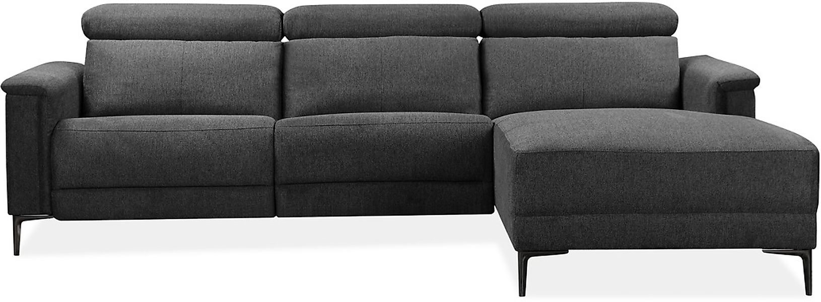 Places of Style Ecksofa Lund, L-Form, 261cm, mit man. o. elektr. Relaxfunkt günstig online kaufen