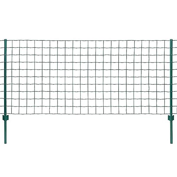 vidaXL Gartenzaun Metallzaun Stahl 20 x günstig online kaufen