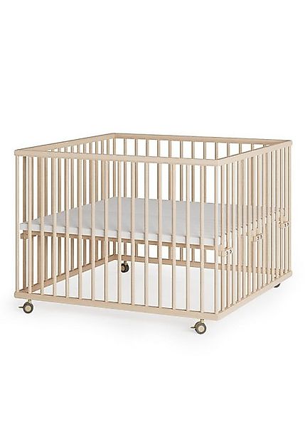 Sämann Babybett Laufgitter 100x100 cm natur Premium Kollektion Laufstall fü günstig online kaufen