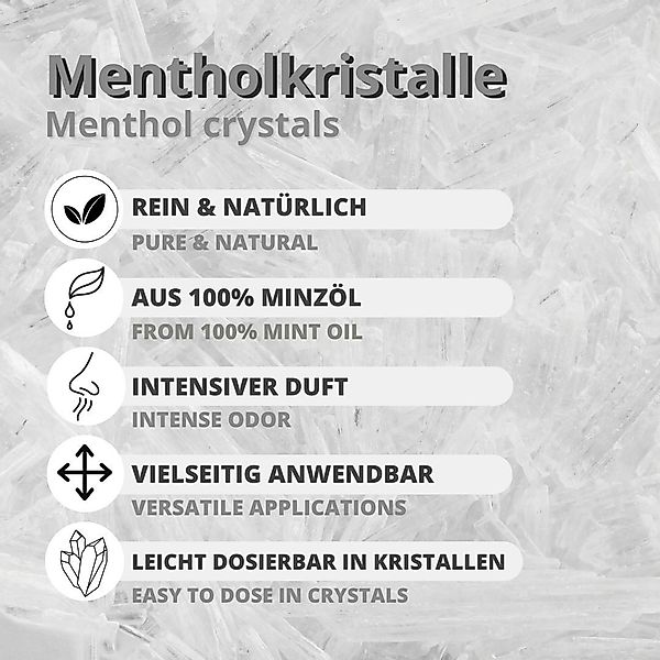 DistrEbution Sauna-Aufgussset Mentholkristalle aus 100% Minzöl, günstig online kaufen