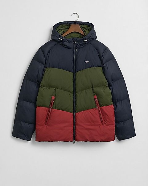 Gant Steppjacke ACTIVE CLOUD BLOCKED colurblocking, abnehmbare Kapuze, regu günstig online kaufen