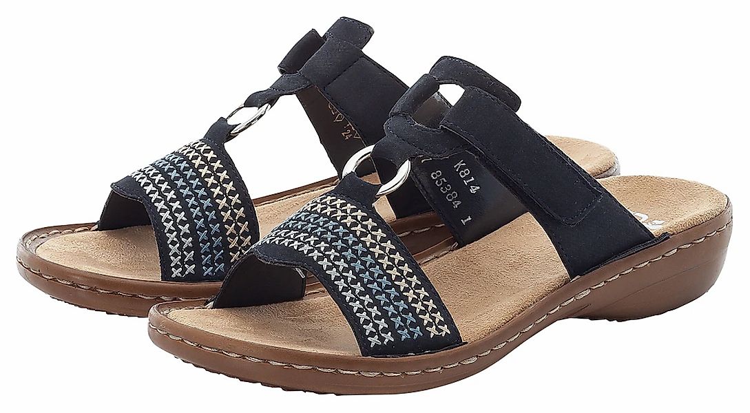 Rieker Pantolette, Keilabsatz, Sommerschuh, Schlappen mit günstig online kaufen