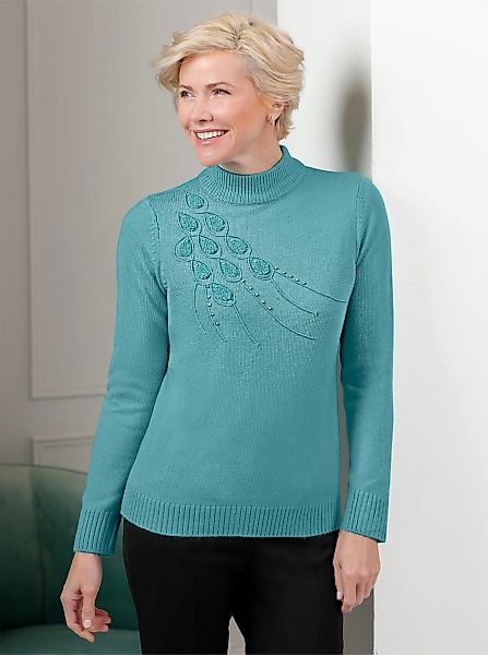 Classic Stehkragenpullover "Stehkragen-Pullover" günstig online kaufen