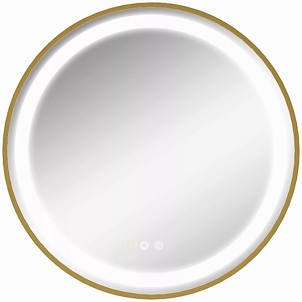 Kleankin Spiegel Badspiegel, Wandspiegel mit LED-Leuchte günstig online kaufen