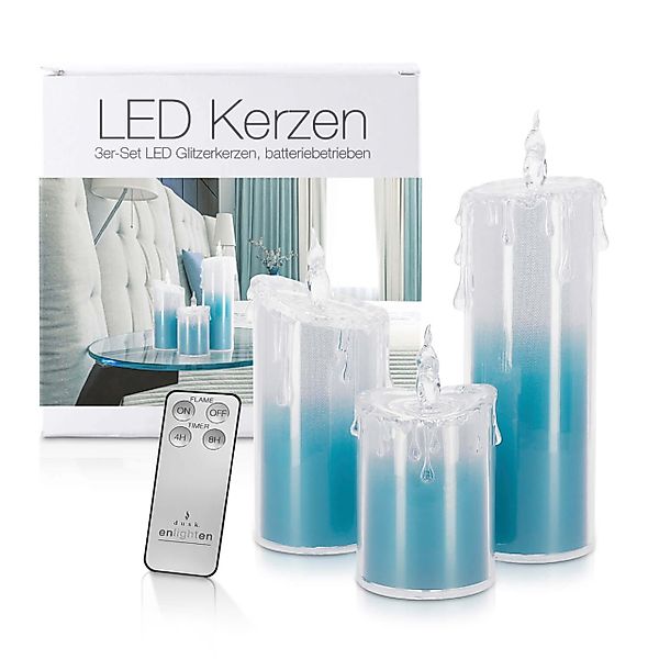 LED Universum LED-Kerze LED Acryl Glitzer günstig online kaufen