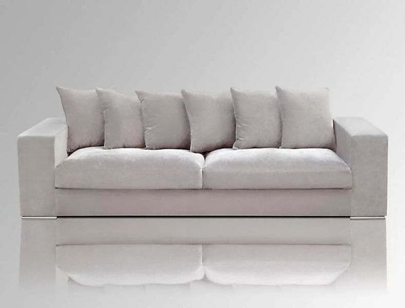 AMARIS Elements Sofa Samt Sofa 'Monroe' 4 Sitzer XL Big Sofa Wohnzimmer Cou günstig online kaufen