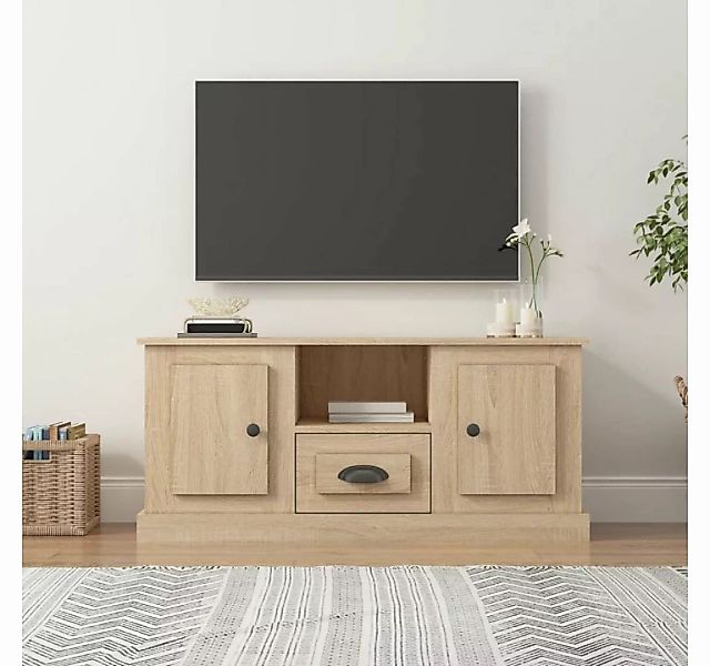 furnicato TV-Schrank Sonoma-Eiche 100x35,5x45 cm Holzwerkstoff günstig online kaufen