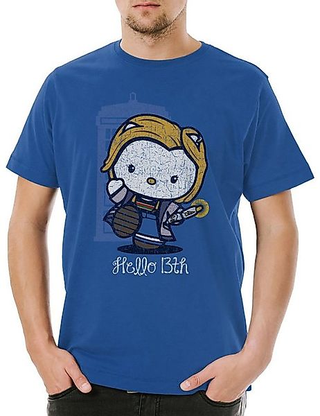 Urban Backwoods Print-Shirt Urban Backwoods Dr. Hello Herren T-Shirt Royalb günstig online kaufen