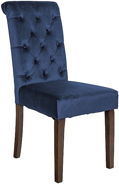 CLP Esszimmerstuhl Lisburn (1er, 1 St), mit Lehne im Chesterfield Design günstig online kaufen