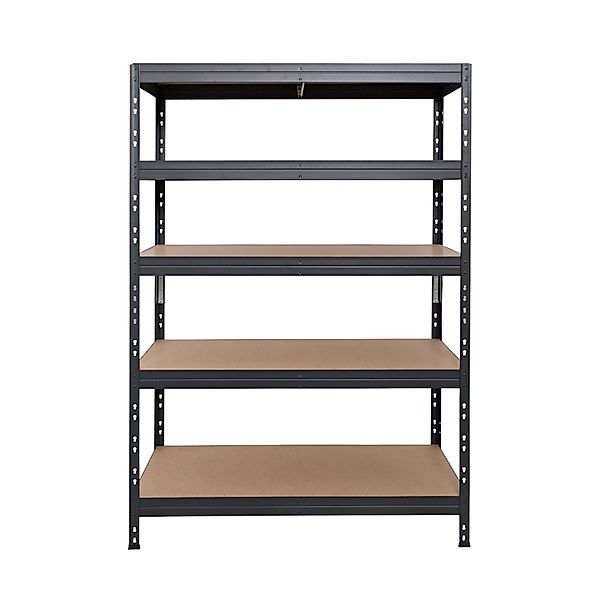 Ar Shelving Rivet Schwerlastregal 180 x 120 x 45 cm 5 Böden Anthrazit FSC® günstig online kaufen