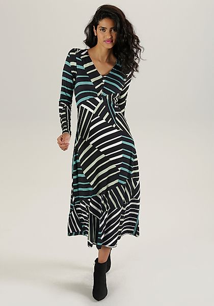 Aniston SELECTED Midikleid mit Smok-Details und günstig online kaufen