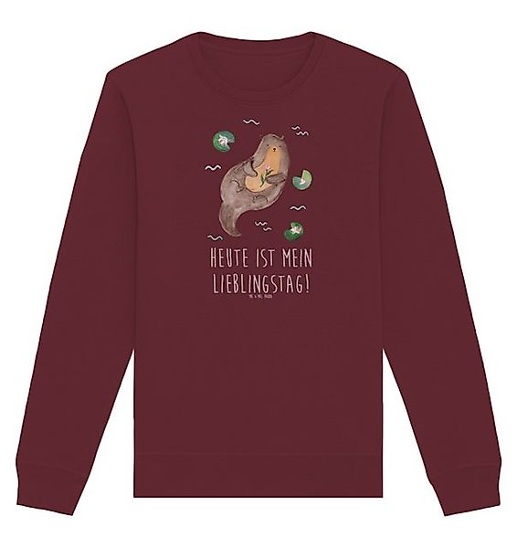 Mr. & Mrs. Panda Longpullover Otter Seerose Größe L - Burgundy - Geschenk, günstig online kaufen
