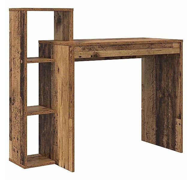 vidaXL Schreibtisch Schreibtisch mit Regal Altholz 100 x 40 x 90 cm Holzwer günstig online kaufen
