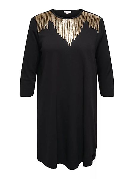 ONLY CARMAKOMA Jerseykleid "CARGENEVA 3/4 BLING DRESS JRS" günstig online kaufen