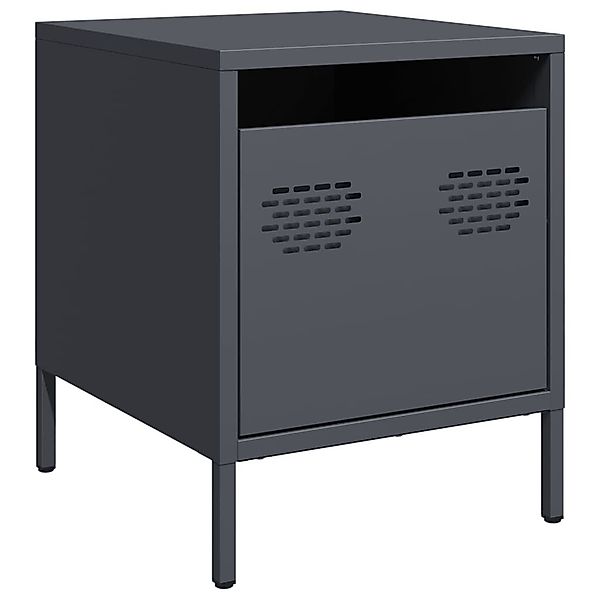 vidaXL Nachttisch Nachttisch Anthrazit 35x39x43,5 cm günstig online kaufen