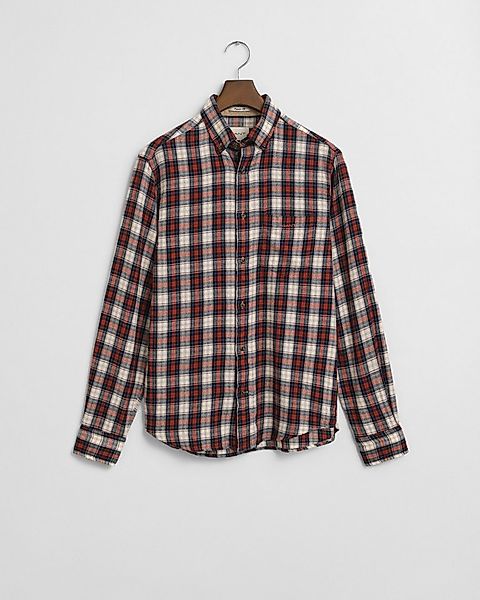 Gant Karohemd REG WINDBLOWN FLANNEL CHECK SHIRT Mit Rundhalsausschnitt günstig online kaufen