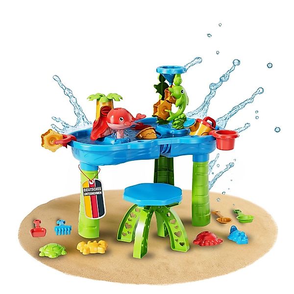 Coemo Wasserspieltisch NARIUS L, (18-tlg), Sand- günstig online kaufen