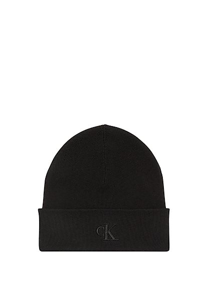 Calvin Klein Strickmütze CK FINE RIB günstig online kaufen