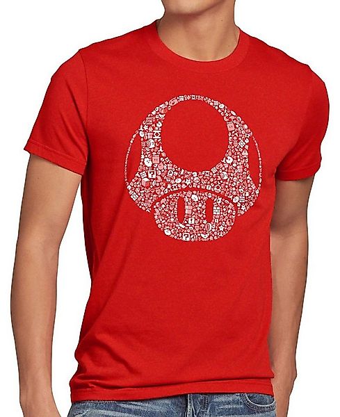 style3 T-Shirt Super Toad mario videospiel konsole super world game boy n64 günstig online kaufen