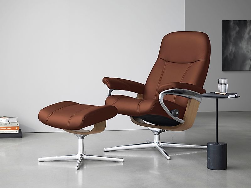 Stressless® Relaxsessel »Consul« Set, Relaxsessel mit Hocker, mit Hocker, m günstig online kaufen