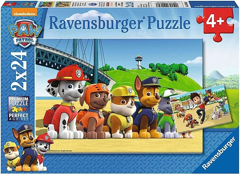 Ravensburger Puzzle PAW Patrol Heldenhafte Hunde, 28 Puzzleteile, Made in E günstig online kaufen