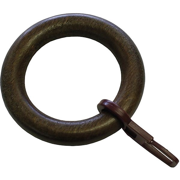 GARDINIA Gardinenring Lugano Holz, (10-St), Serie günstig online kaufen
