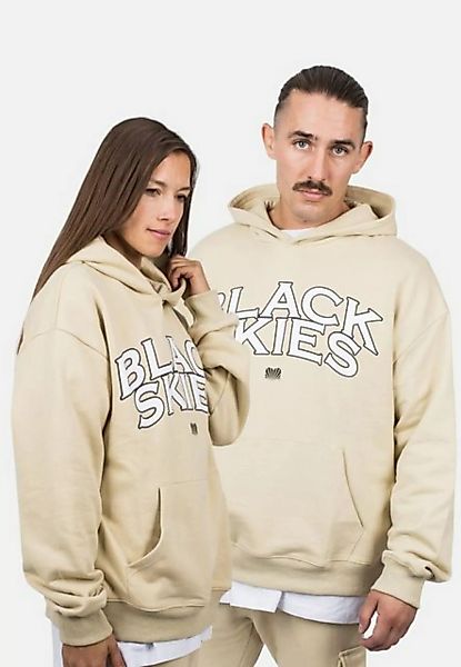 Blackskies Kapuzenpullover Oversized Team Hoodie - Beige-Schwarz Large günstig online kaufen