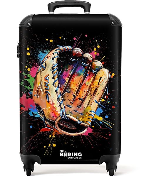 NoBoringSuitcases.com© Hartschalen-Trolley Baseballhandschuh mit Graffiti 5 günstig online kaufen