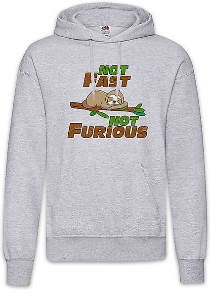 Urban Backwoods Hoodie Not Fast Not Furious Herren Hoodie Faultier Faulenze günstig online kaufen