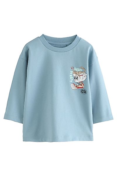 Next Langarmshirt Langarmshirt mit Rückenprint (1-tlg) günstig online kaufen