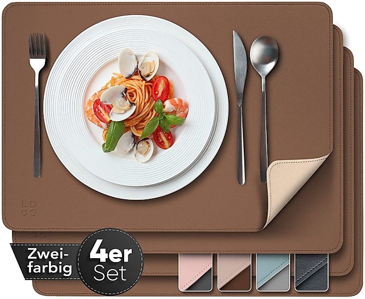 Loco Bird Platzset aus Kunstleder, 4er günstig online kaufen