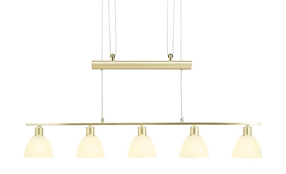 KHG Pendelleuchte  5-flammig   ¦ gold ¦ Maße (cm): B: 95,5 H: 150 T: 12.0 L günstig online kaufen