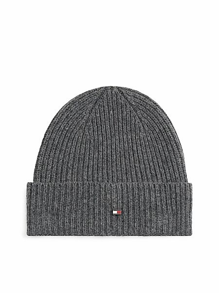 Tommy Hilfiger Beanie "TH FLAG CASHMERE", mit Umschlag, aus Strick günstig online kaufen