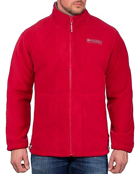 Geo Norway Fleecejacke Herren Outdoor Jacke batorleon Red S mit Stehkragen günstig online kaufen