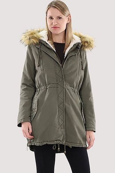 malito more than fashion Parka 81109 gefütterte Winterjacke mit Teddyfell u günstig online kaufen