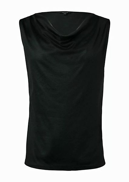 Comma Shirttop Top mit Wasserfall-Ausschnitt günstig online kaufen