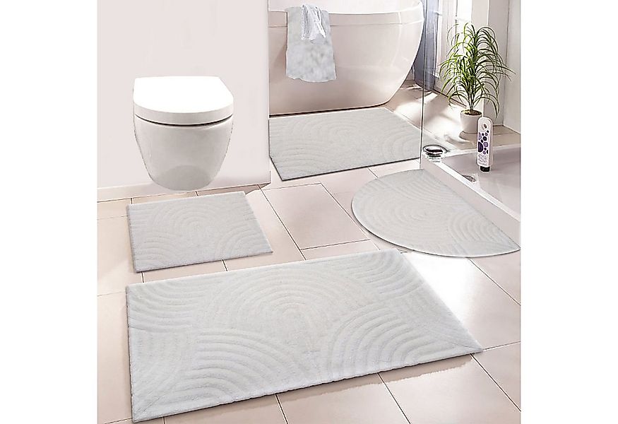 my home Badematte Juna, Badvorleger, Badezimmer Teppich, Zen, Scandi, Boho, günstig online kaufen