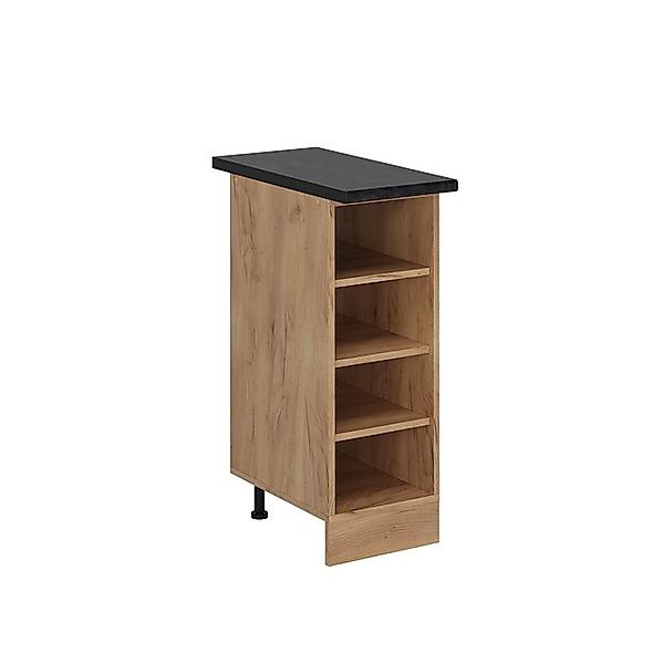 Vicco Küchenregal R-Line Offener Küchenschrank Goldkraft Eiche 30 cm AP Ant günstig online kaufen