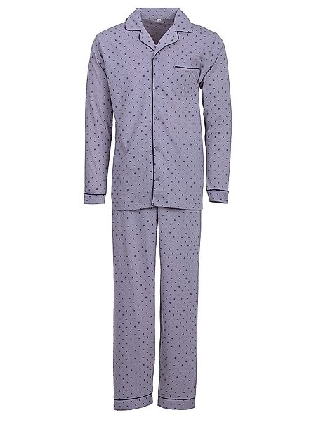 Henry Terre Schlafanzug Pyjama Set Langarm günstig online kaufen