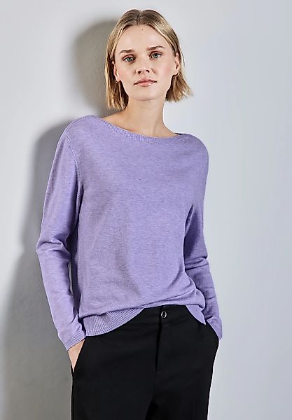 STREET ONE Strickpullover, mit Rippbündchen günstig online kaufen