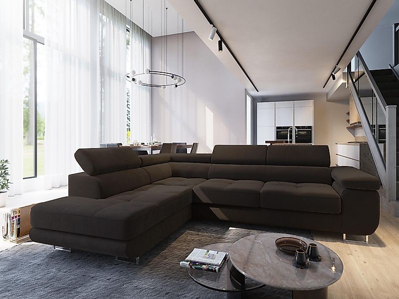 Masseno Ecksofa SELVA mit Schlaffunktion L-Form, günstig online kaufen