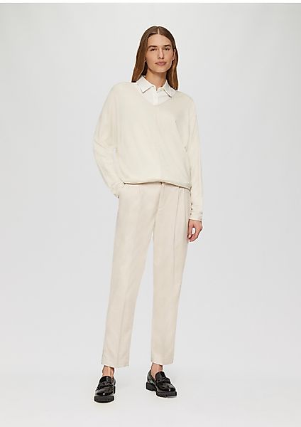 s.Oliver 7/8-Hose Hose Twill-Hose mit Bundfalte günstig online kaufen