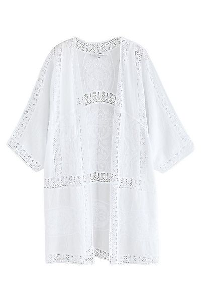 Next Strandkleid Verkürzter Häkelkimono (1-tlg) günstig online kaufen