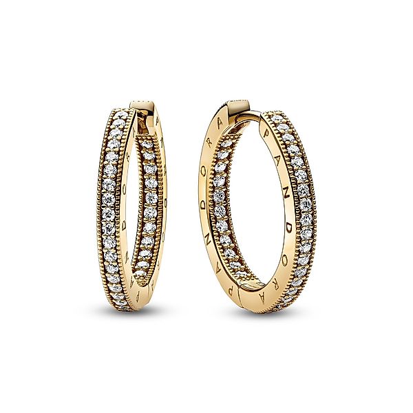 Pandora Ohrring-Set Pandora-Creolen gold ONE 262738C01 günstig online kaufen