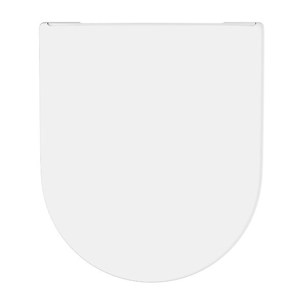 Schütte WC-Sitz D-Form Pro 8 Duroplast mit Absenkautomatik Weiß günstig online kaufen